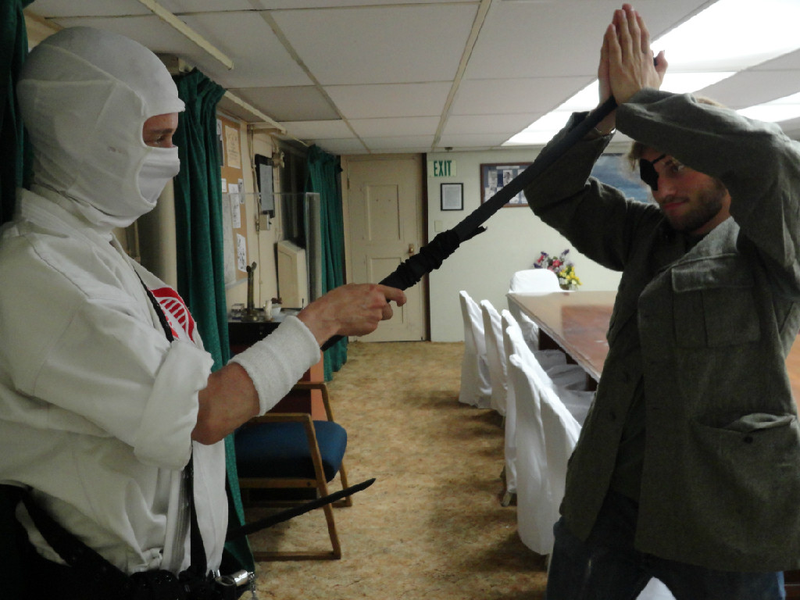 Illustration for article titled Seriously Amazing (and Funny) G.I. Joe Cosplay on a Real Aircraft Carrier